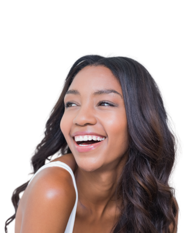 mulher sorridente